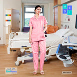 Nurse Dress For Women | Hospital Uniform, 1512 Light Pink And White