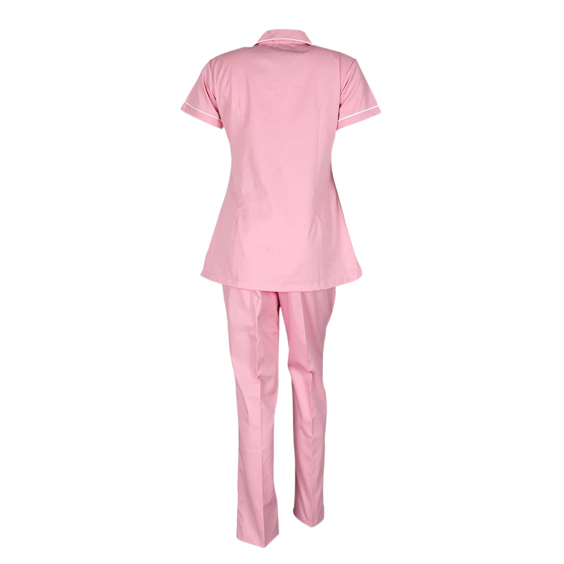 Pink nurse uniform dress clearance