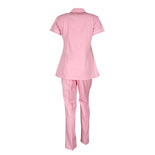 Nurse Dress For Women | Hospital Uniform, 1512 Light Pink And White