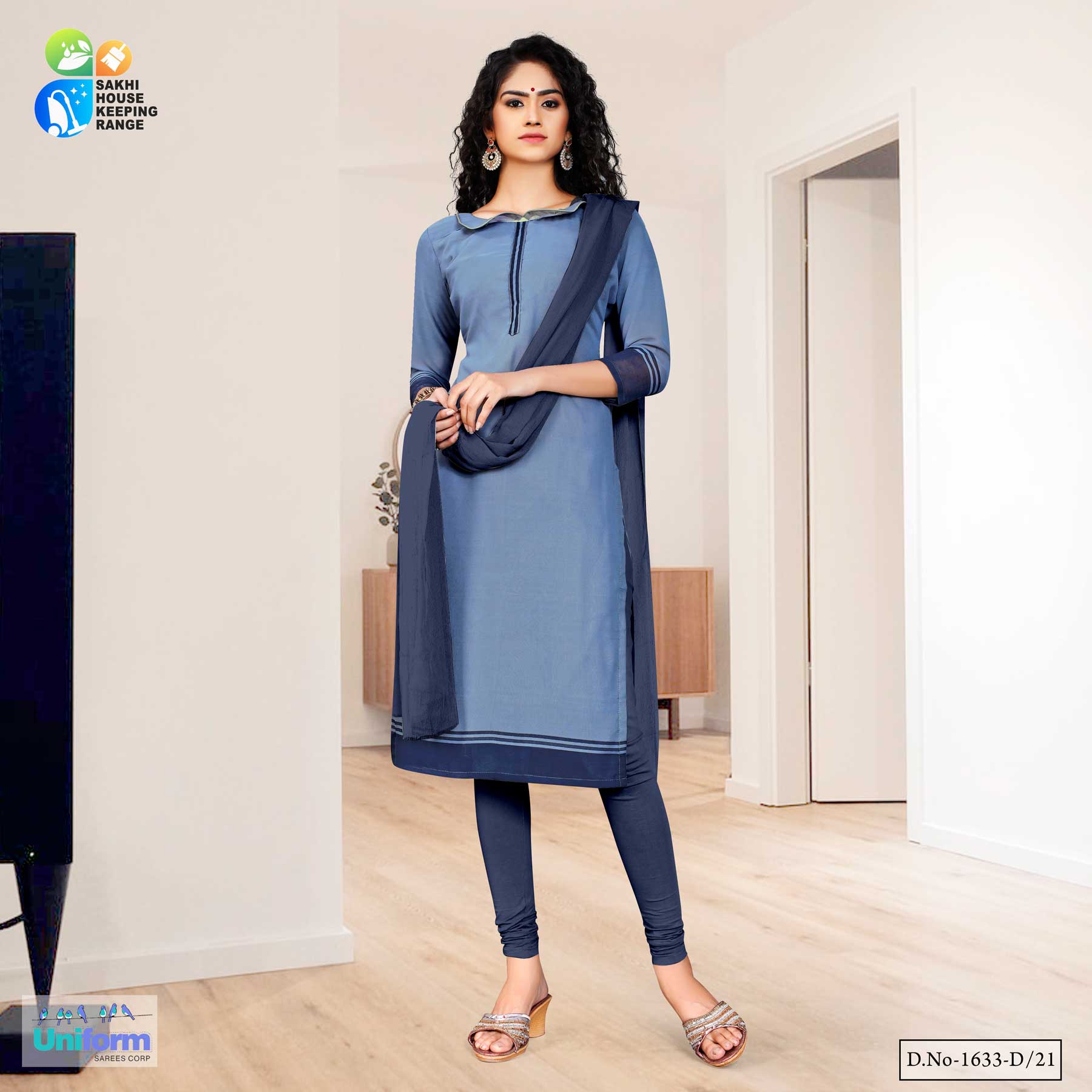 Buy online Blue Self Design A-line Kurti from Kurta Kurtis for Women by  Patrorna for ₹699 at 65% off | 2024 Limeroad.com