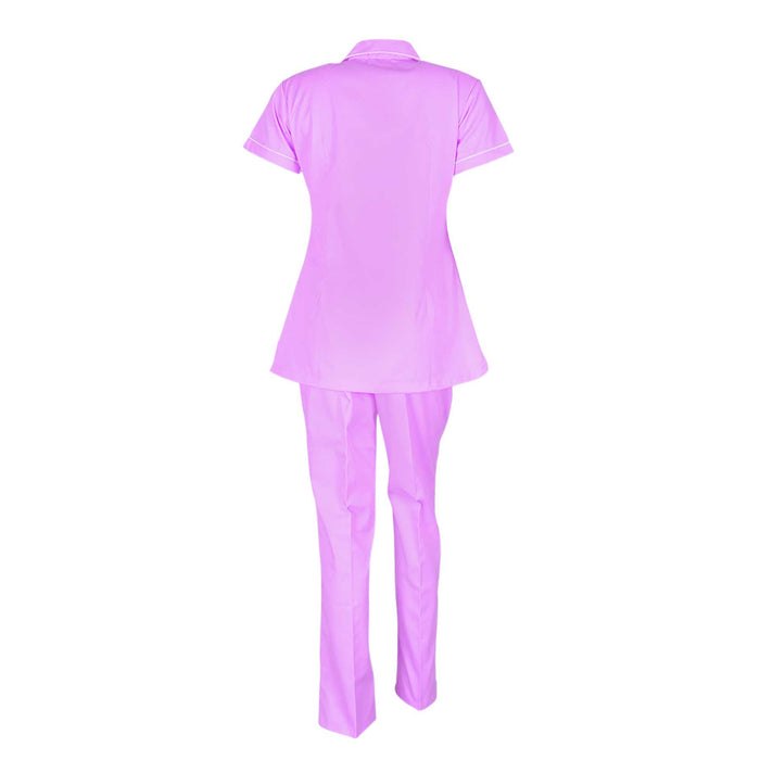 Hospital Uniform For Nurses | Clinic Uniforms | Hospital Uniform, 1514 Purple And White