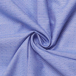 Dotted Blue Men's Cotton Unstitched Uniform Shirt Fabric For Corporate Office