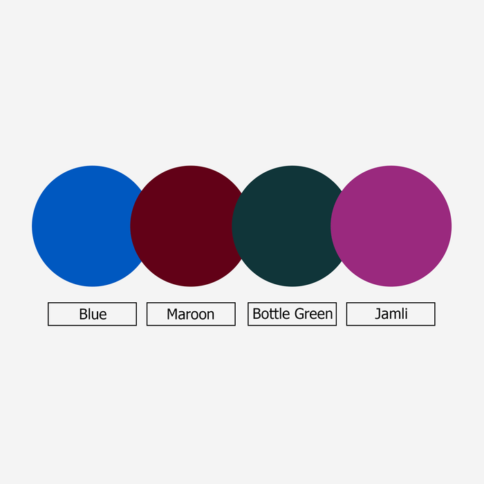 Dupatta Native - Blue, Maroon, Bottle Green, Jamli - Pack of 4