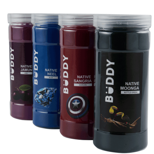 Dupatta Native - Bottle Green, Jamli, Blue, Maroon - Pack of 4