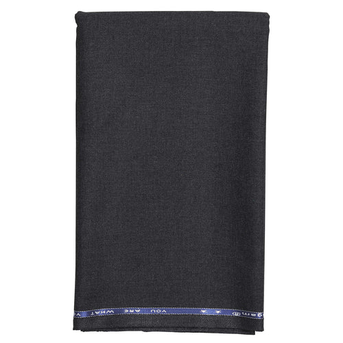 Men's Unstitched Frosted Black Trousers Fabrics
