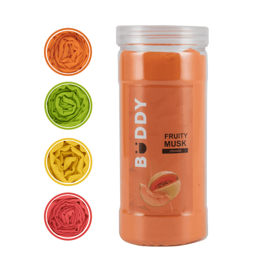 The Dupatta Fruity - Liril, Lemon, Gajri, Orange - Pack of 4