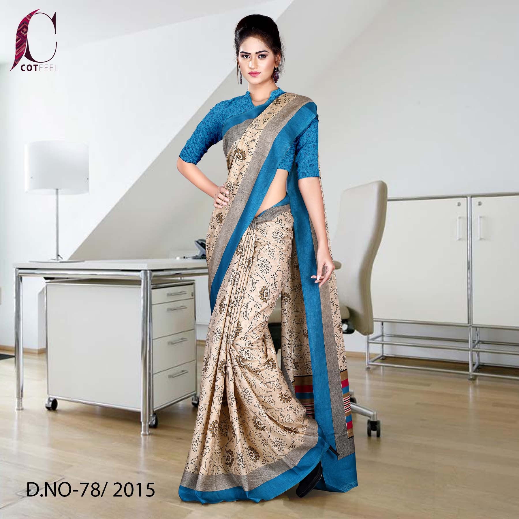 Uniform sarees sales for office