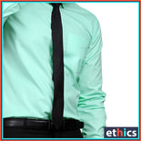 Sea Green Plain Corporate Uniform Shirts  For Office Staff