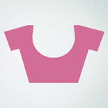 Onion Pink Women's Premium Silk Chiffon Small Butty Office Uniform Saree