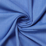 Blue Plain Men's Cotton Corporate Uniforms Unstitched Shirt Fabric