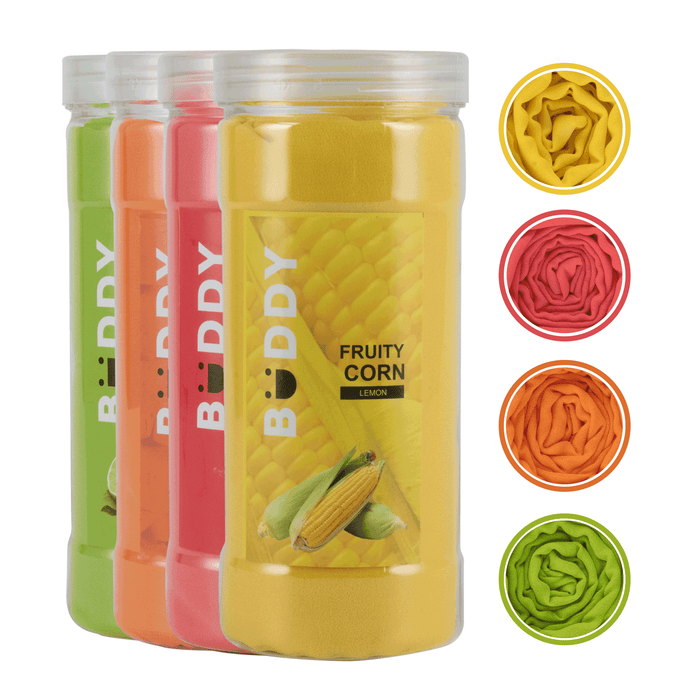 Dupatta Fruity - Lemon, Gajri, Orange, Liril - Pack of 4