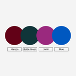 Dupatta Native - Maroon, Bottle Green, Jamli, Blue - Pack of 4
