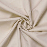 Beige Micro Chex Men's Cotton Office Uniform Shirt Unstitched Fabrics