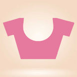 Baby Pink and Bottle Green Women's Premium Silk Chiffon Small Butty Office Uniform Saree