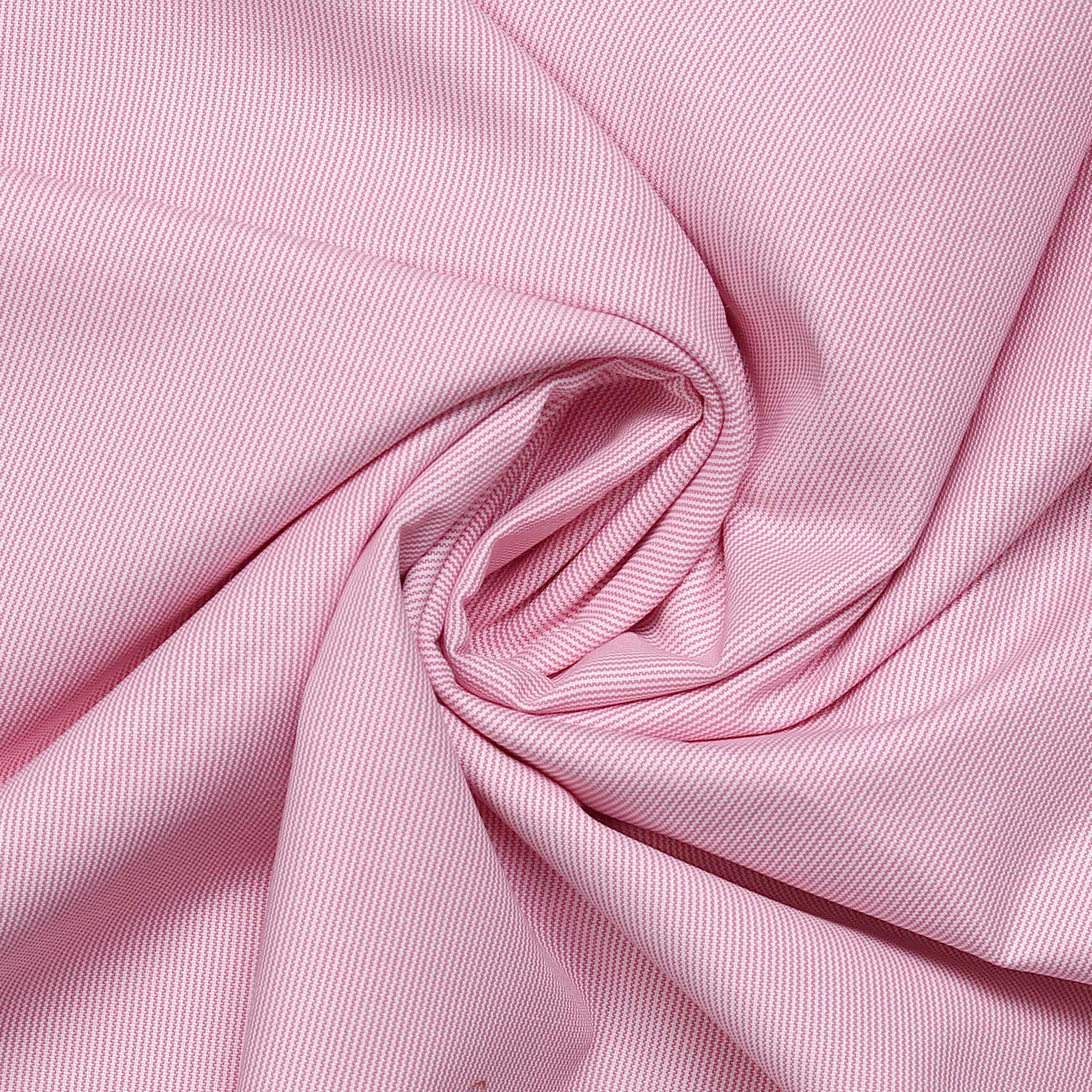 Pink Micro Stripes Men's Cotton Corporate Uniform Unstitched Shirt Fab–  Uniform Sarees