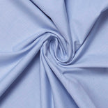 Ligh Blue Plain Men's Cotton Unstitched Shirt Fabric For Corporate Uniforms